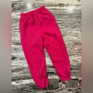 Women's Hot Pink Sweat Pants Joggers